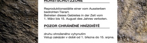 Hinweisschild Horstschutzzone