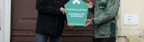 Übergabe des "Staffelstabs" von Ingo Werners zu Michael Creutz