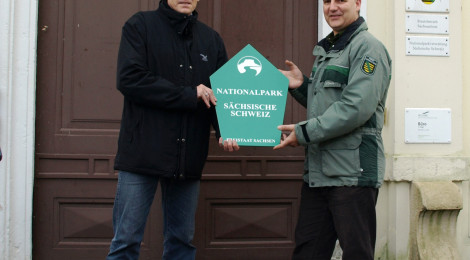 Übergabe des "Staffelstabs" von Ingo Werners zu Michael Creutz