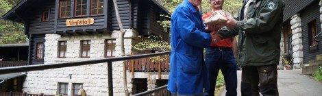 Verabschiedung des langjährigen Helfers Heinz Franke