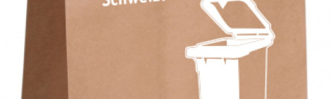 Papiertüte für Abfälle