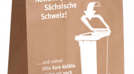 Papiertüte für Abfälle