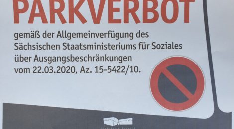 Sperrschild Parkplätze Bad Schandau
