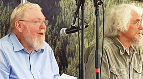 Prof. Michael Succow und Prof. Hannes Knapp, zwei der "Väter" des Nationalparkprogramms der DDR