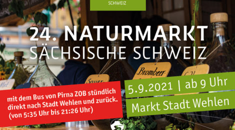 (Deutsch) 24. Naturmarkt Sächsische Schweiz – besonders geeignet für Fahrradfahrer