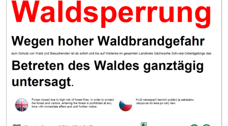 District issues ban on entering forests for entire district area