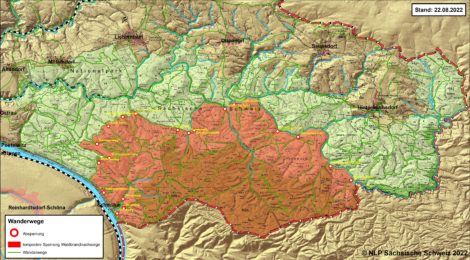 Schrammsteine und Kuhstall sind erreichbar