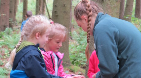 Foto: Archiv Nationalparkverwaltung Im Nationalpark Sächsische Schweiz besteht die Hauptaufgabe der Praktikant*innen in der Durchführung von altersgerechten Umweltbildungsprogrammen in freier Natur für Kinder und Jugendliche.