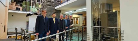 Sächsischer und tschechischer Umweltminister im NationalparkZentrum