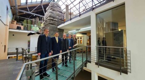 Sächsischer und tschechischer Umweltminister im NationalparkZentrum