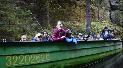 Das sächsisch-böhmische Junior Ranger Treffen fand am Aktionstag des Europark-Dachverbandes statt. Der European Youth in Parks Day stand unter dem Motto „Our Nature, Our Future”. Foto: D. Schlicht