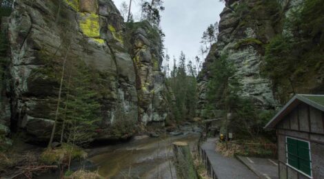 Schwefelflechte Obere Schleuse